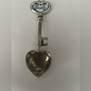 Vintage/Retro Inspired Heart Shaped Silver Colored “A Heap of Joy” Teaspoon